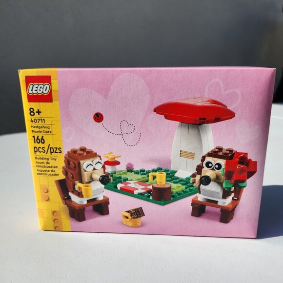 NEW LEGO Hedgehog Picnic Date 40711 Building Toy Animal Figures Playset Toys and - Picture 12 of 16